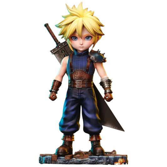 Preventa Resina Cloud Strife Figura Final Fantasy VII Forest Rabbit Estudio