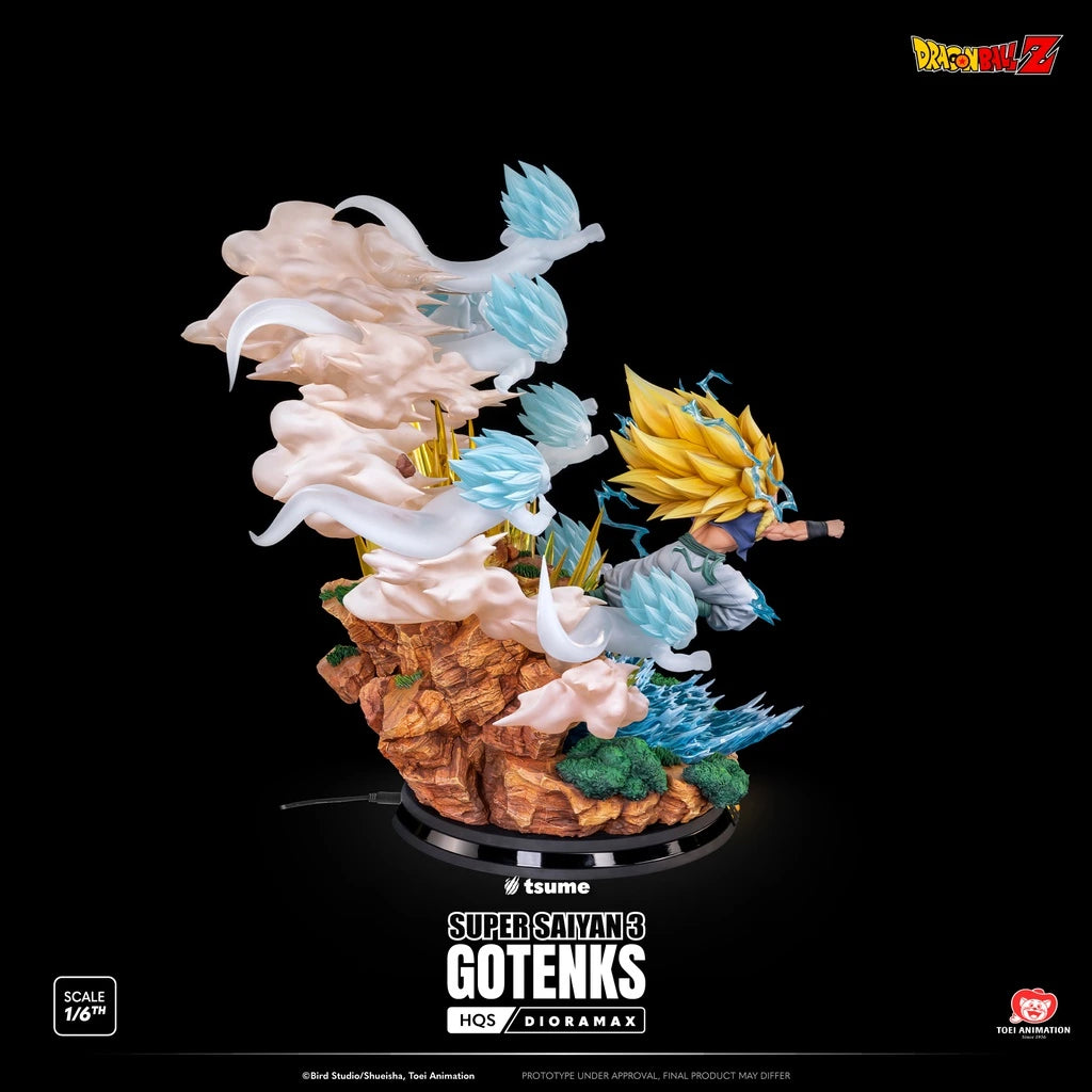 Preventa Resina Gotenks SSJ3 Figura Dragon Ball Tsume Art (Licencia) Estudio