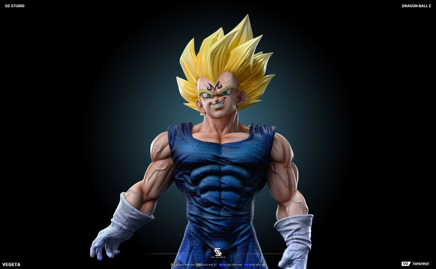 Preventa Resina Majin Vegeta Figura Dragon Ball SG Estudio