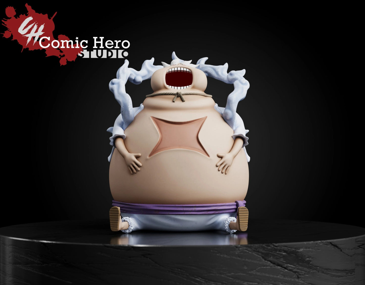 Preventa Resina Luffy "Tank-Man" Figura One Piece Comic Hero Estudio