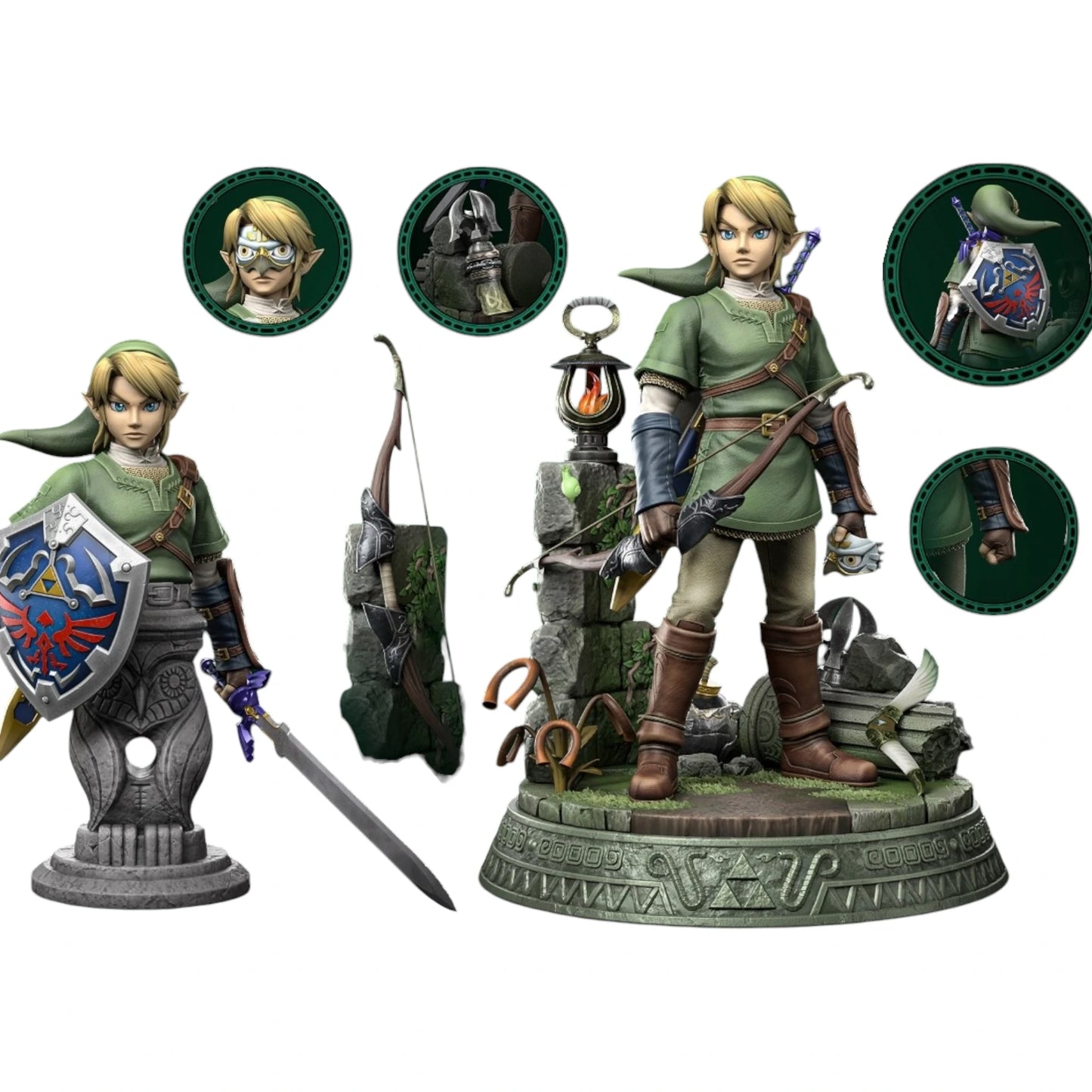 Preventa Resina Link Figura The Legend Of Zelda Dream  Estudio