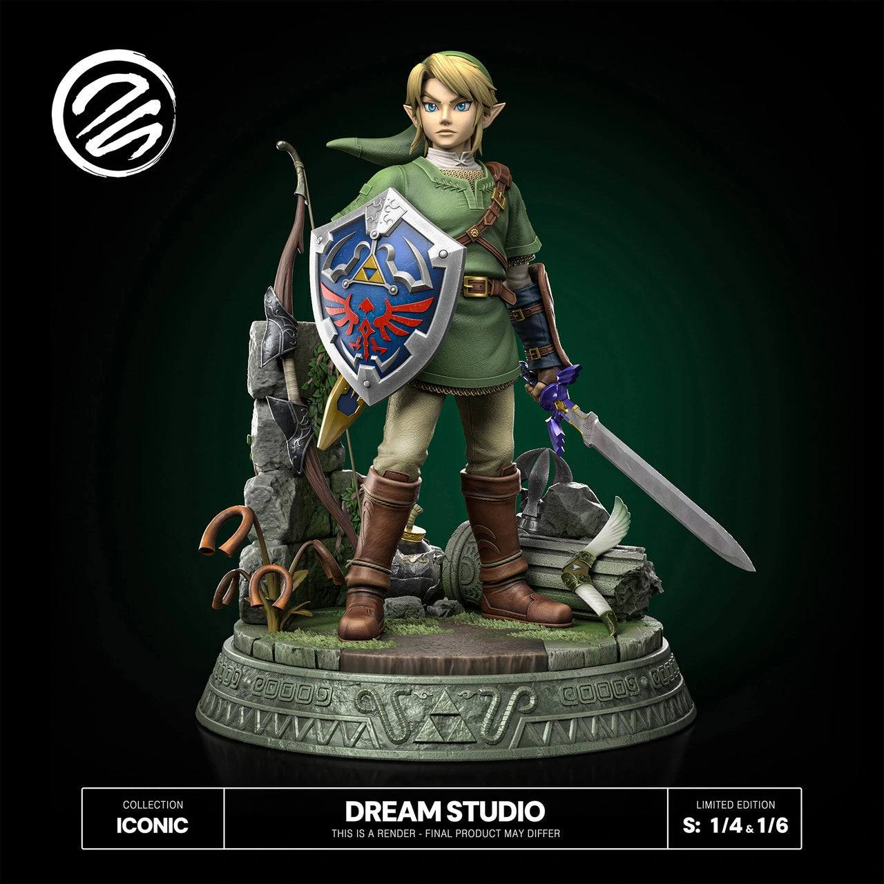 Preventa Resina Link Figura The Legend Of Zelda Dream  Estudio