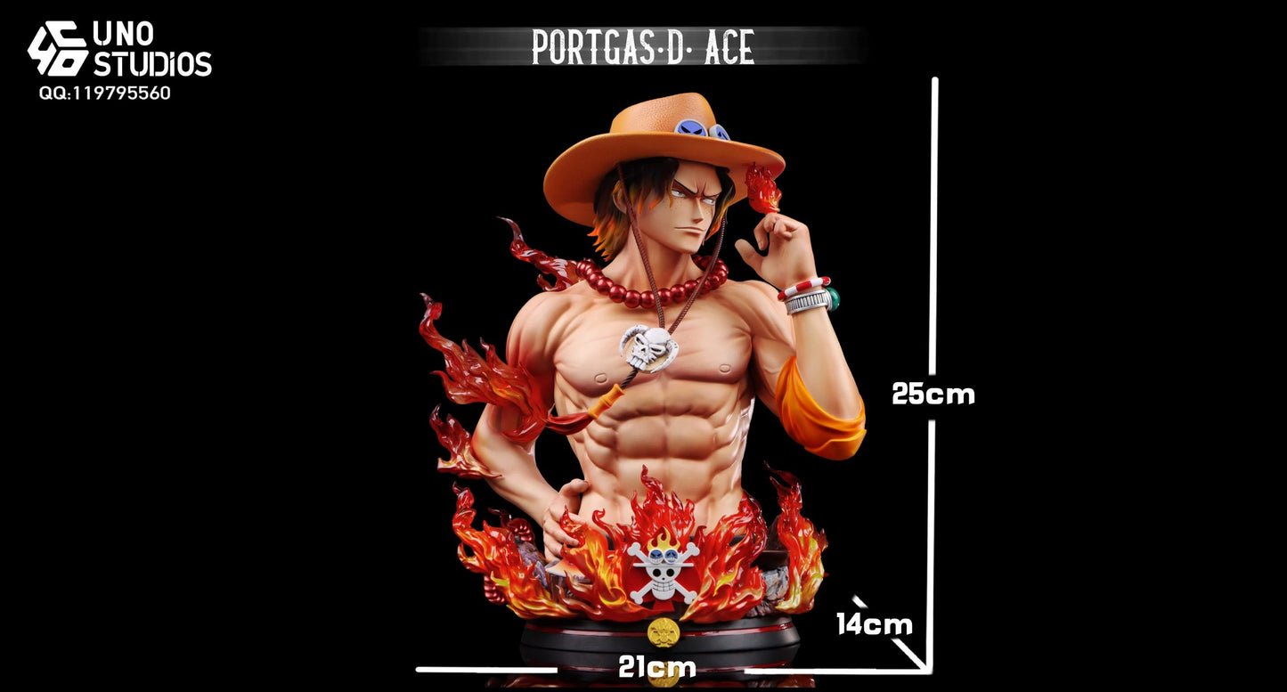 Preventa Resina Portgas D. Ace Figura One Piece UNO Estudio