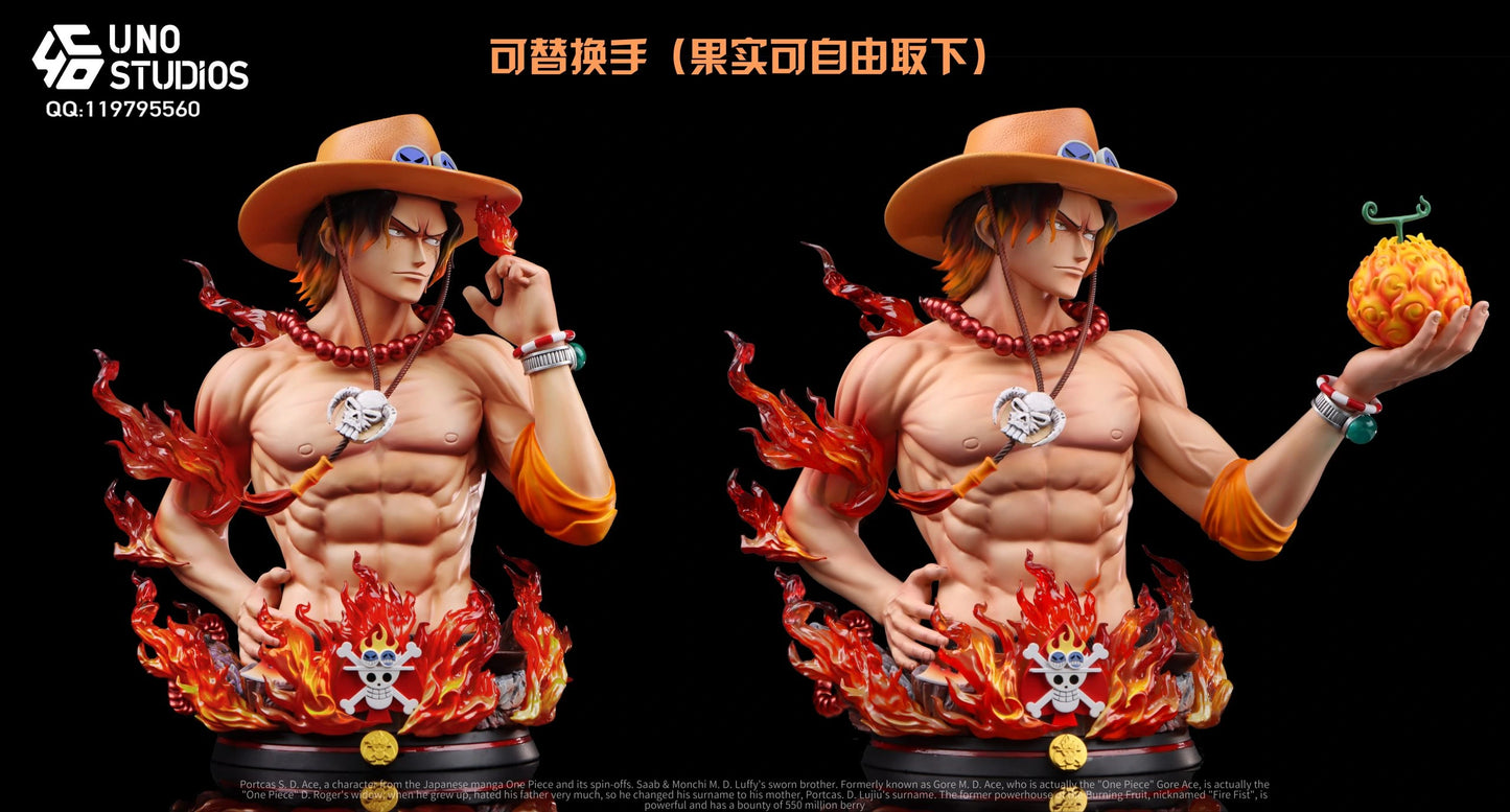 Preventa Resina Portgas D. Ace Figura One Piece UNO Estudio