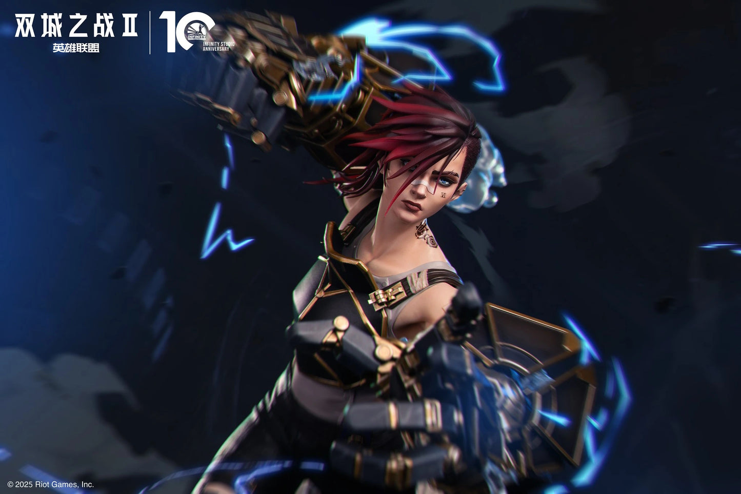 Preventa Resina Vi Figura League Of Legends "Arcane" Infinity (Licencia) Estudio