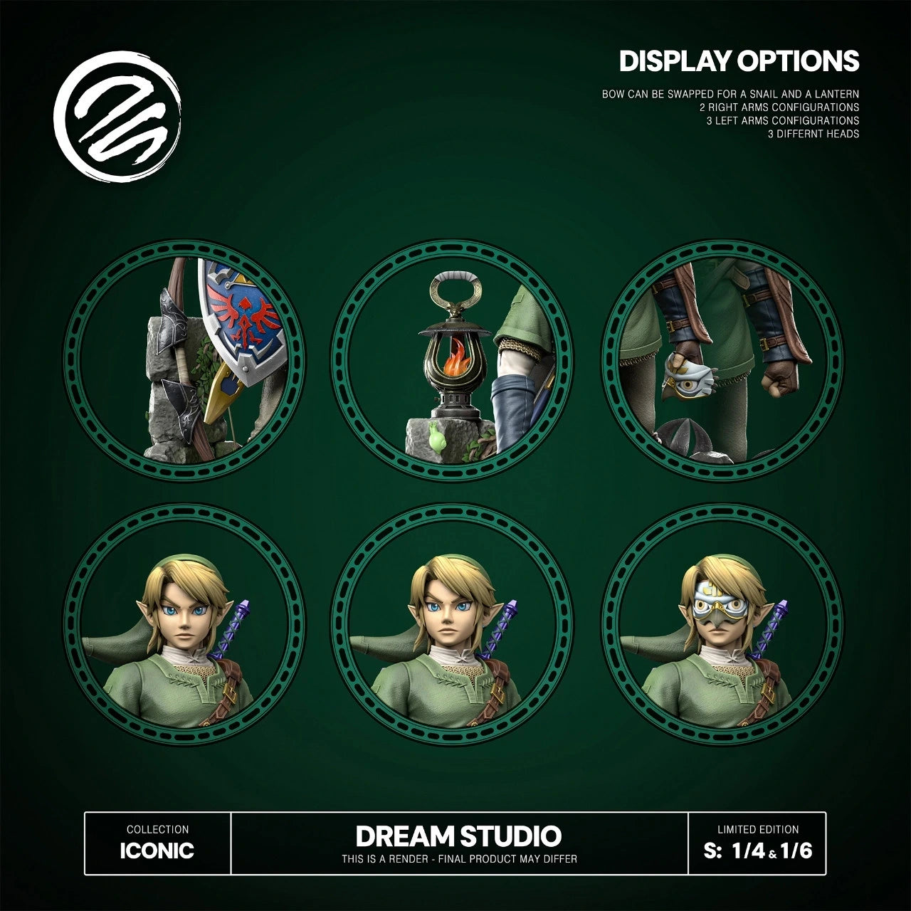 Preventa Resina Link Figura The Legend Of Zelda Dream  Estudio