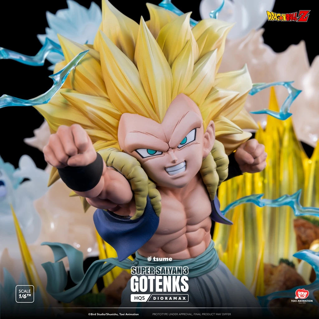 Preventa Resina Gotenks SSJ3 Figura Dragon Ball Tsume Art (Licencia) Estudio