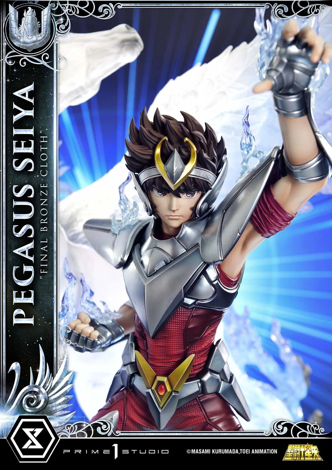 Preventa Resina Seiya de Pegaso Figura Caballeros del Zodiako Prime 1 (Licencia) Estudio