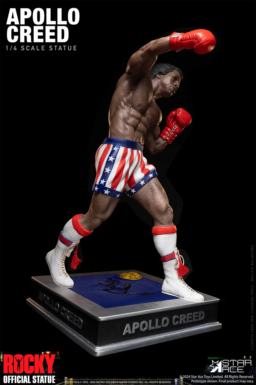 Preventa Resina Apollo Creed Figura Rocky Star Ace (Licencia) Estudio