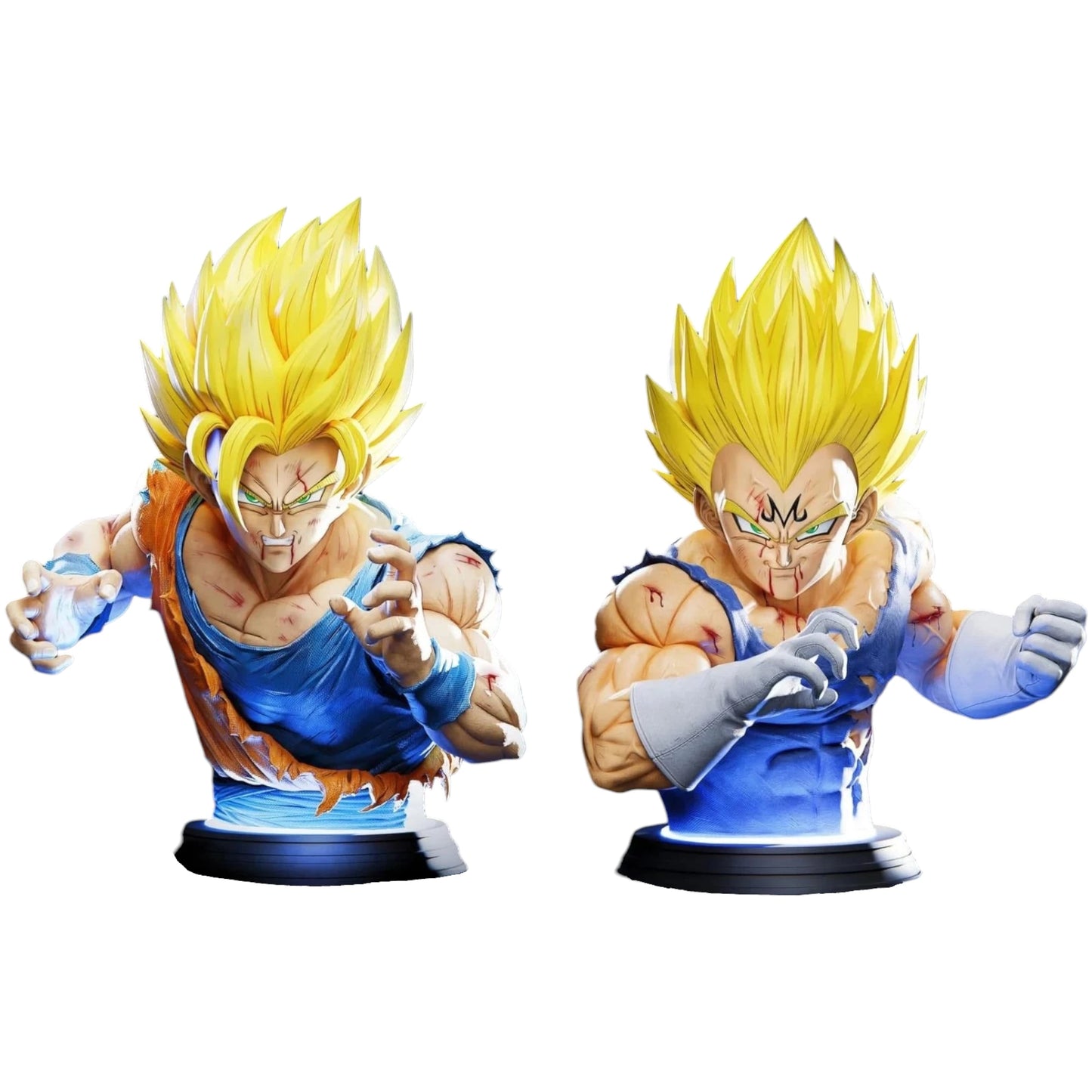 Preventa Resina Majin Vegeta vs Goku Figura Dragon Ball ArmyAnt Estudio