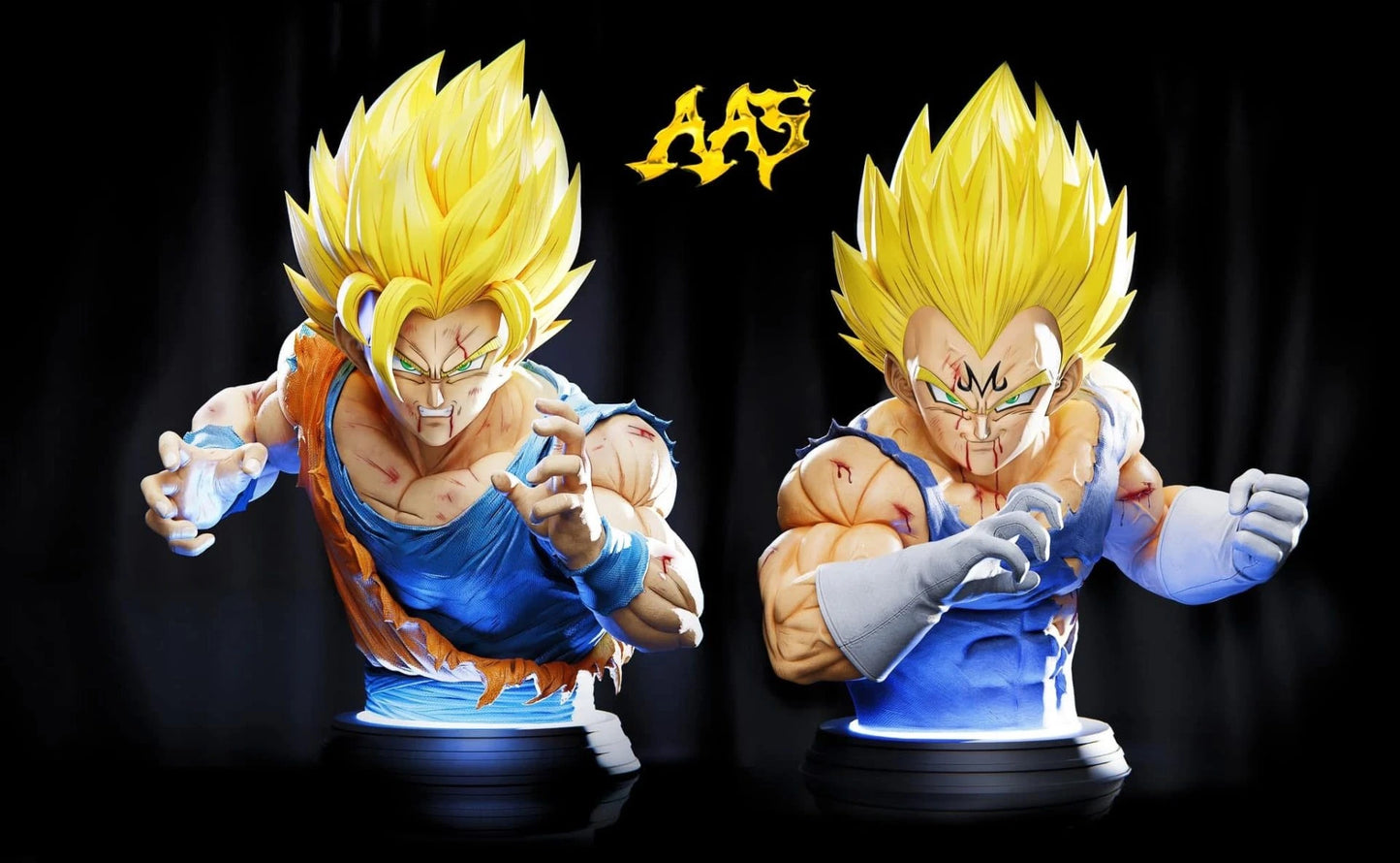 Preventa Resina Majin Vegeta vs Goku Figura Dragon Ball ArmyAnt Estudio