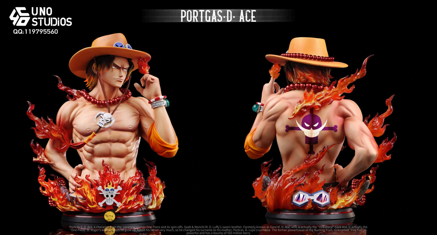 Preventa Resina Portgas D. Ace Figura One Piece UNO Estudio