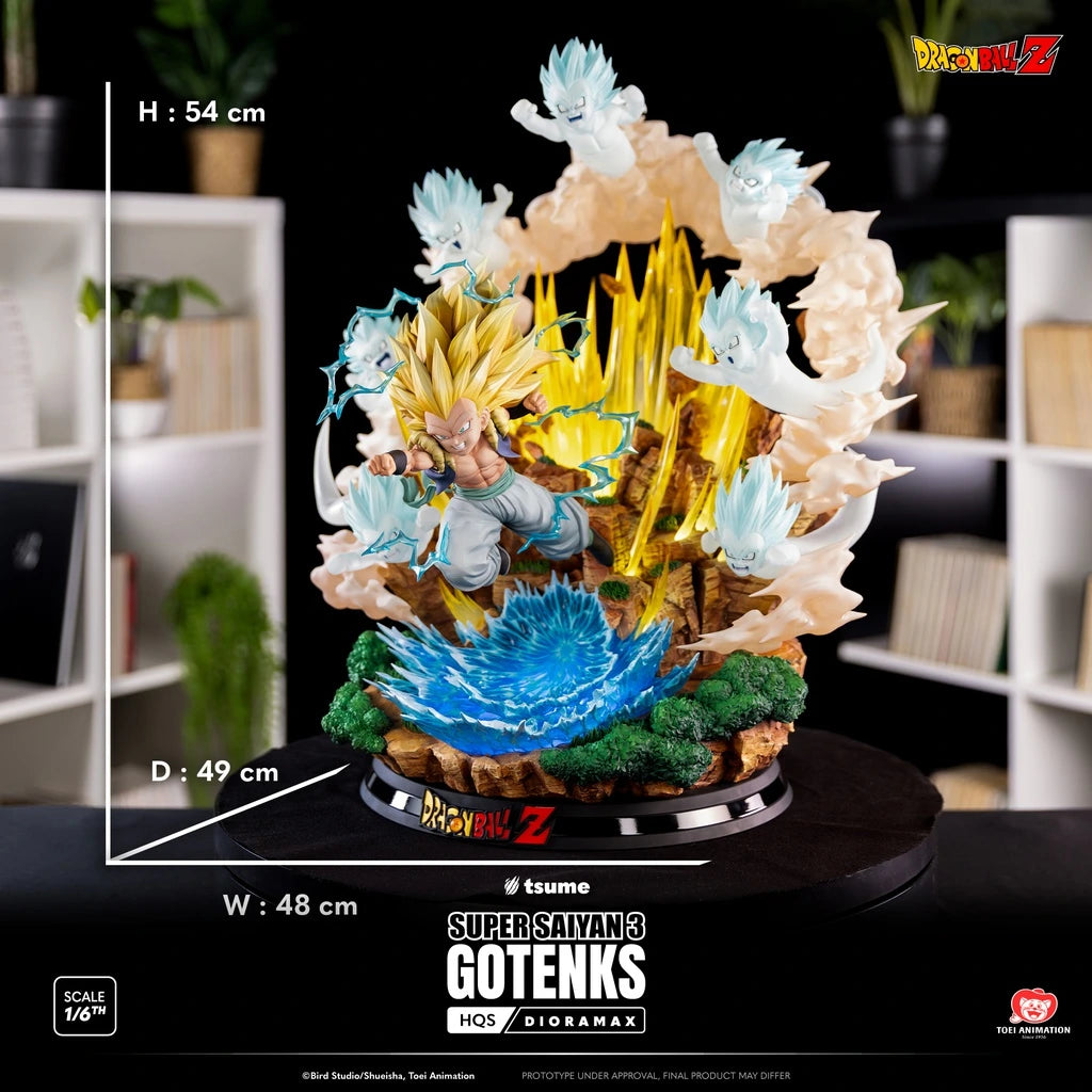 Preventa Resina Gotenks SSJ3 Figura Dragon Ball Tsume Art (Licencia) Estudio