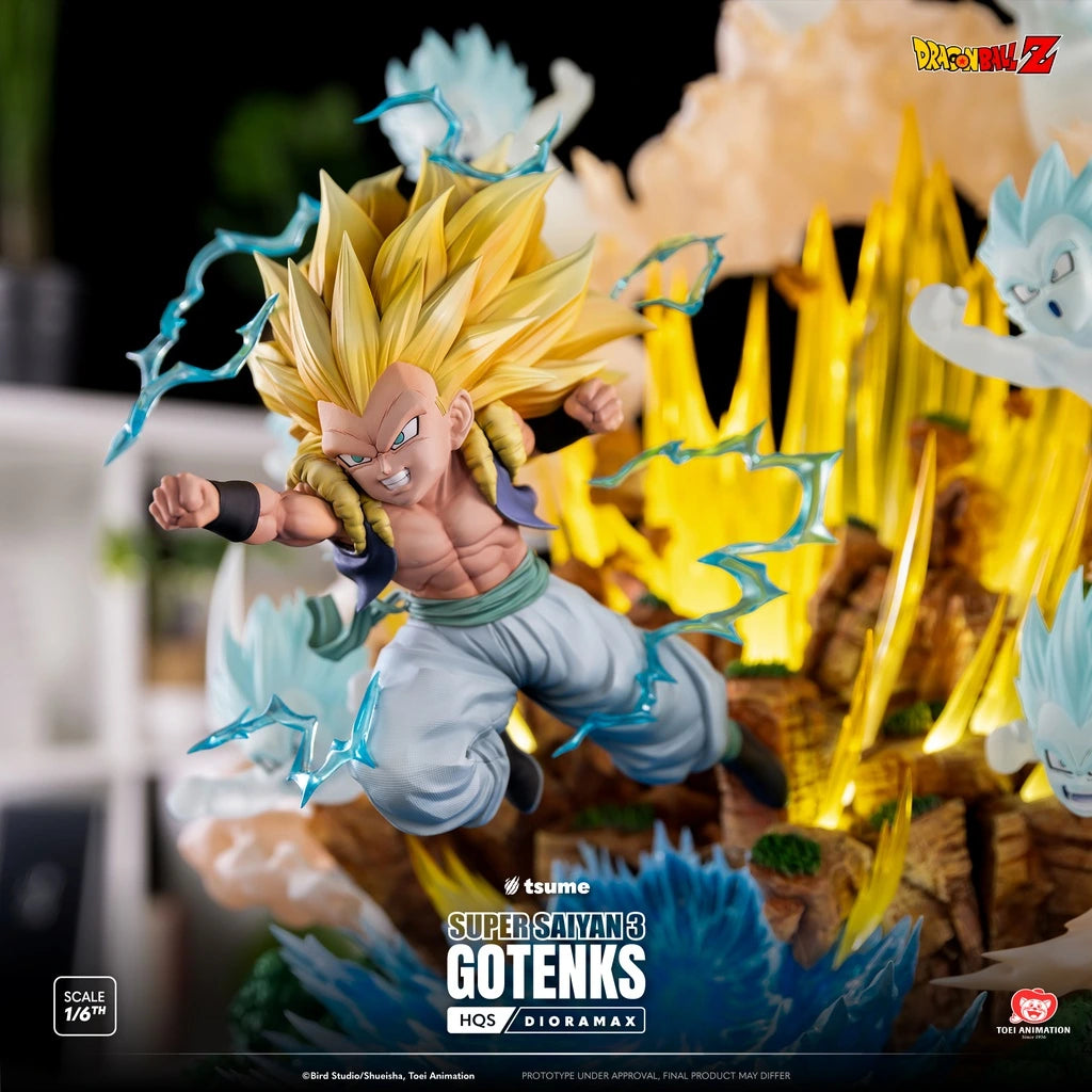 Preventa Resina Gotenks SSJ3 Figura Dragon Ball Tsume Art (Licencia) Estudio