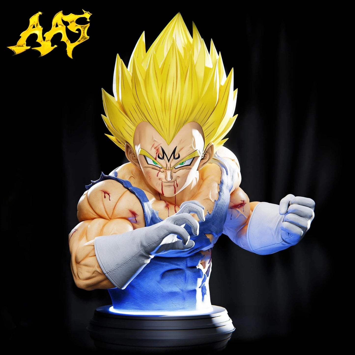 Preventa Resina Majin Vegeta vs Goku Figura Dragon Ball ArmyAnt Estudio