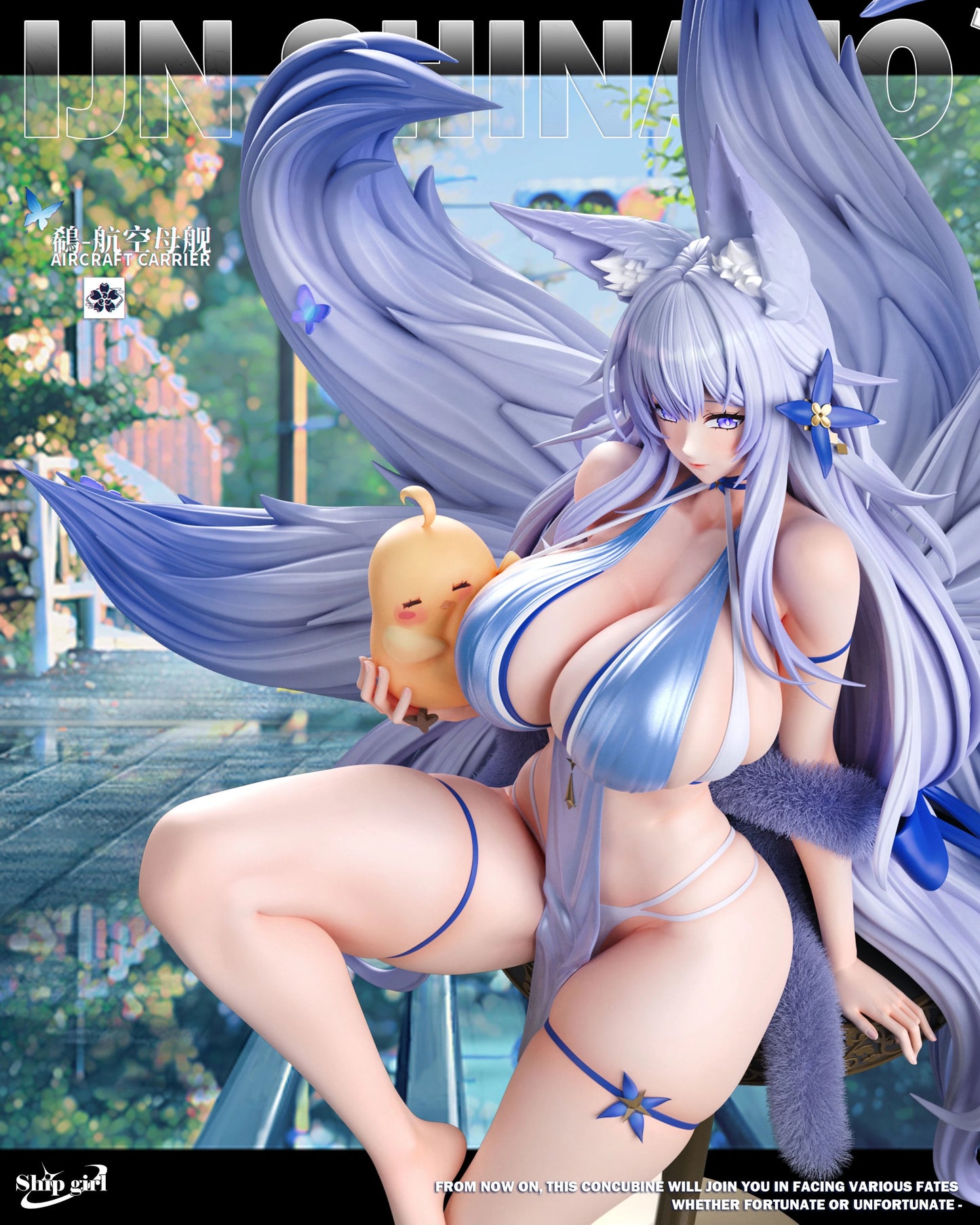 Preventa Resina Shinano Figura Azur Lane Ship Estudio