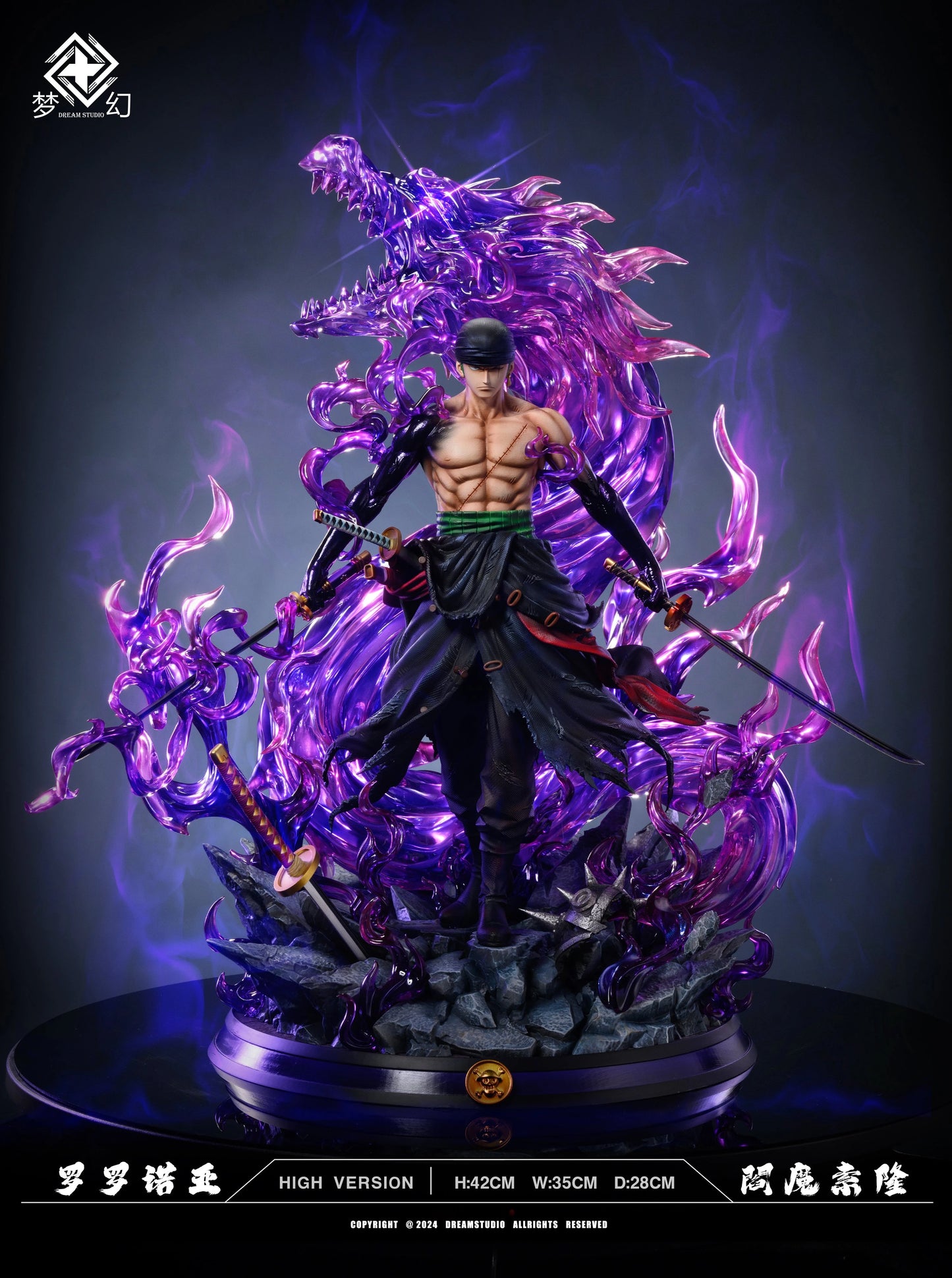 Preventa Resina Roronoa Zoro Figura One Piece Dream Estudio