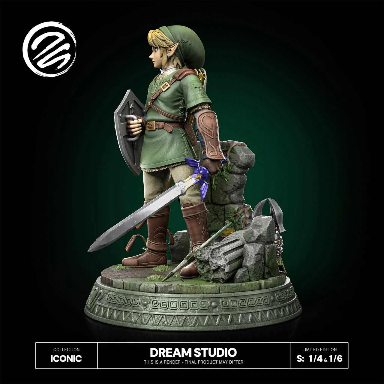 Preventa Resina Link Figura The Legend Of Zelda Dream  Estudio