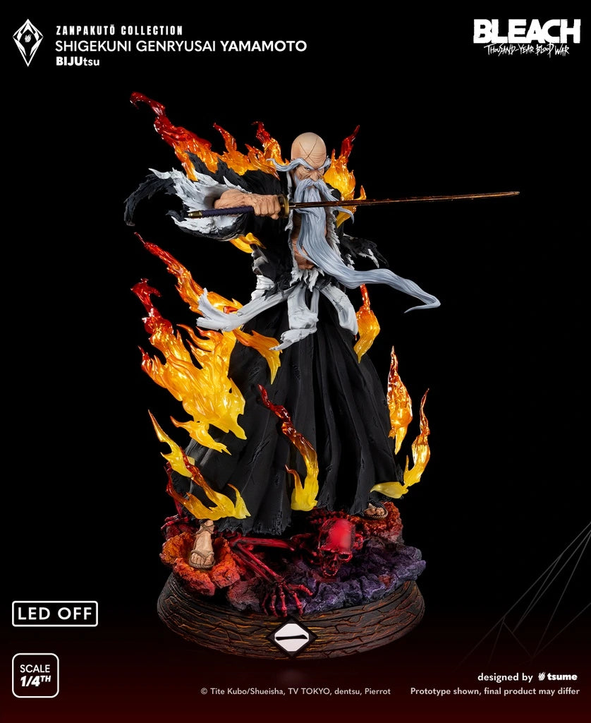 Preventa Resina Shigekuni Genryusai Yamamoto Figura Bleach Tsume Art (Licencia) Estudio