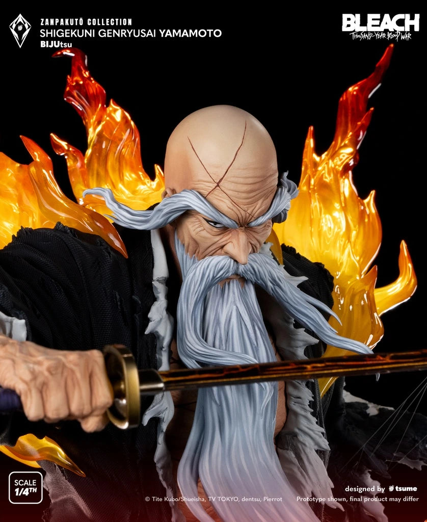 Preventa Resina Shigekuni Genryusai Yamamoto Figura Bleach Tsume Art (Licencia) Estudio