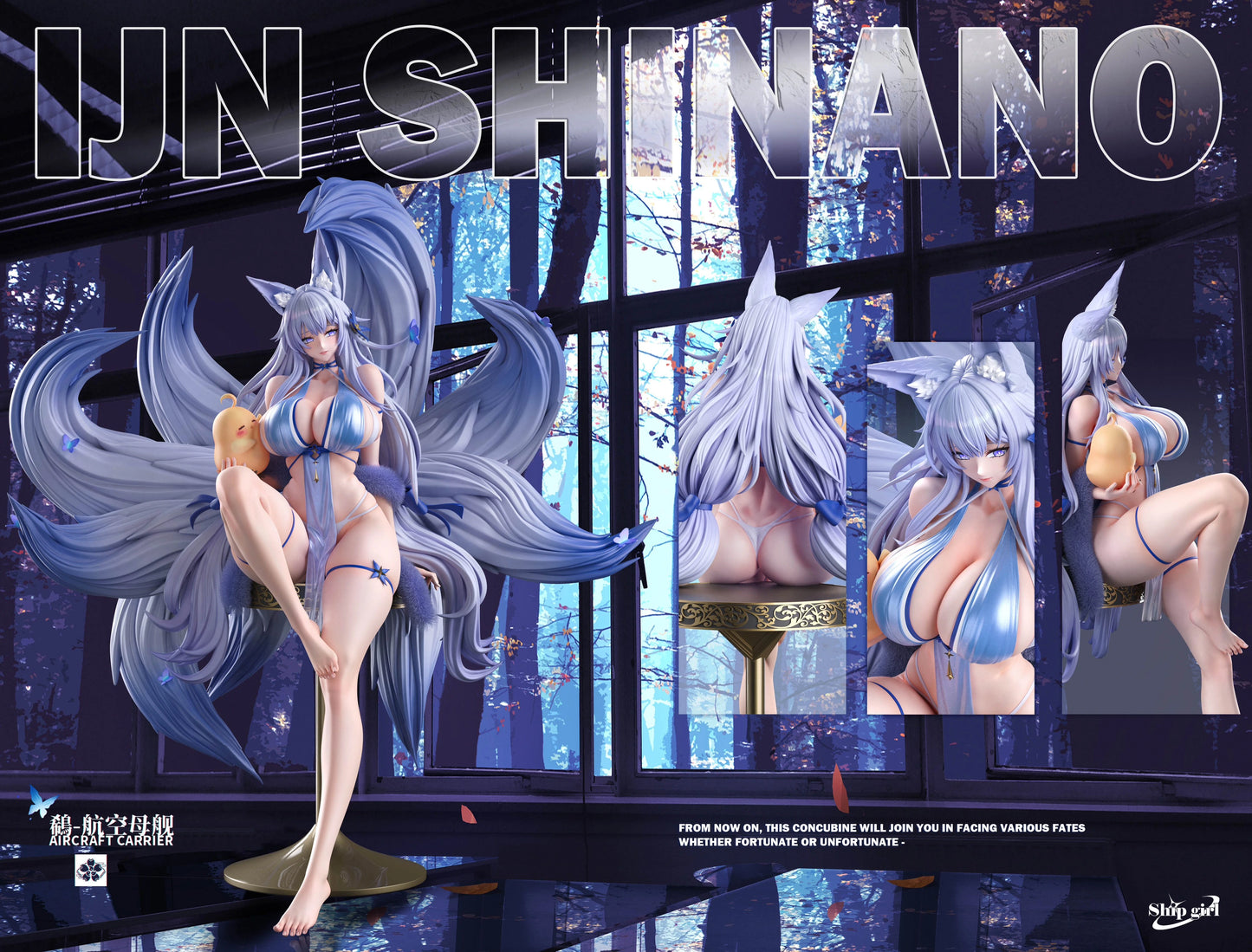 Preventa Resina Shinano Figura Azur Lane Ship Estudio