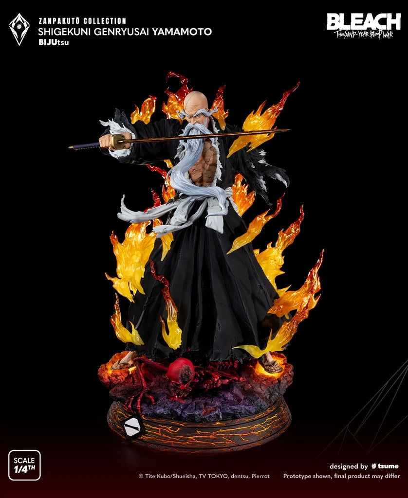 Preventa Resina Shigekuni Genryusai Yamamoto Figura Bleach Tsume Art (Licencia) Estudio