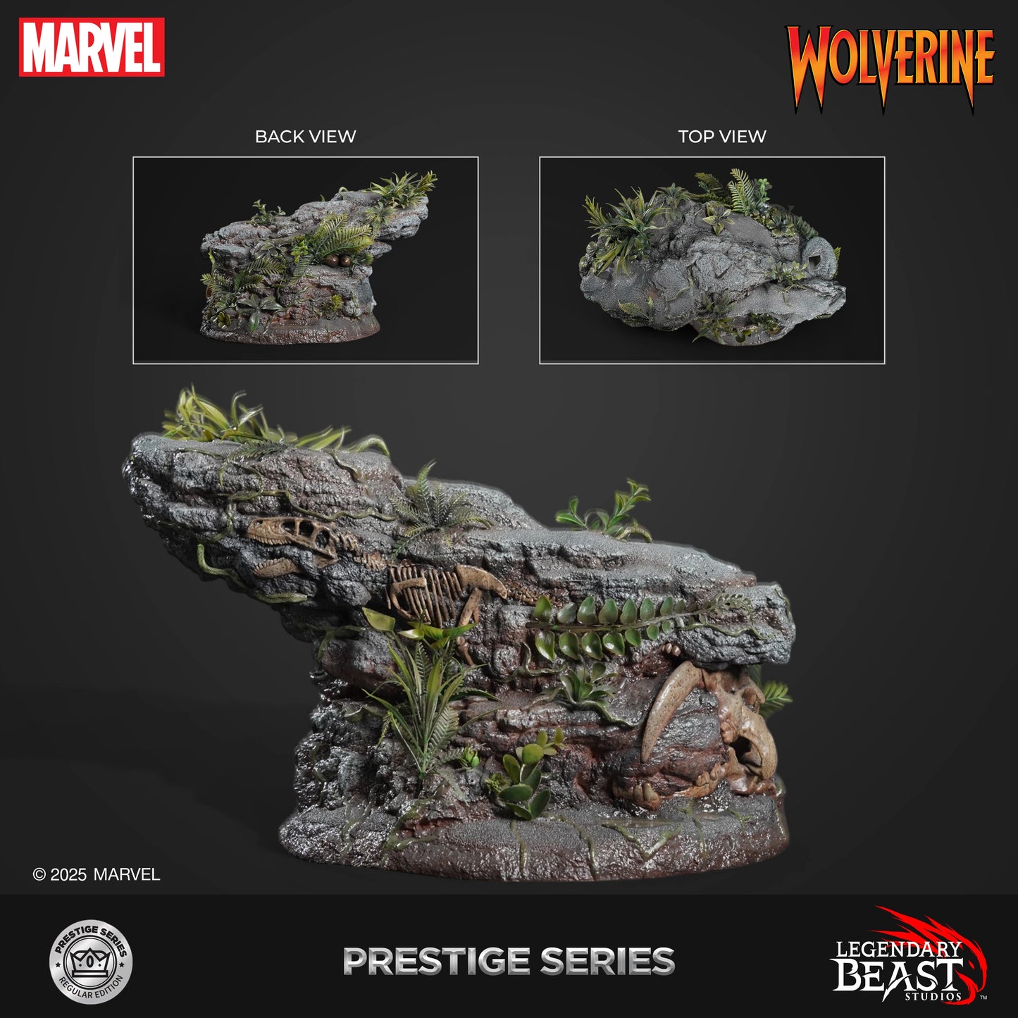 Preventa Resina Wolverine Figura Marvel Legendary Beast (Licencia) Estudio