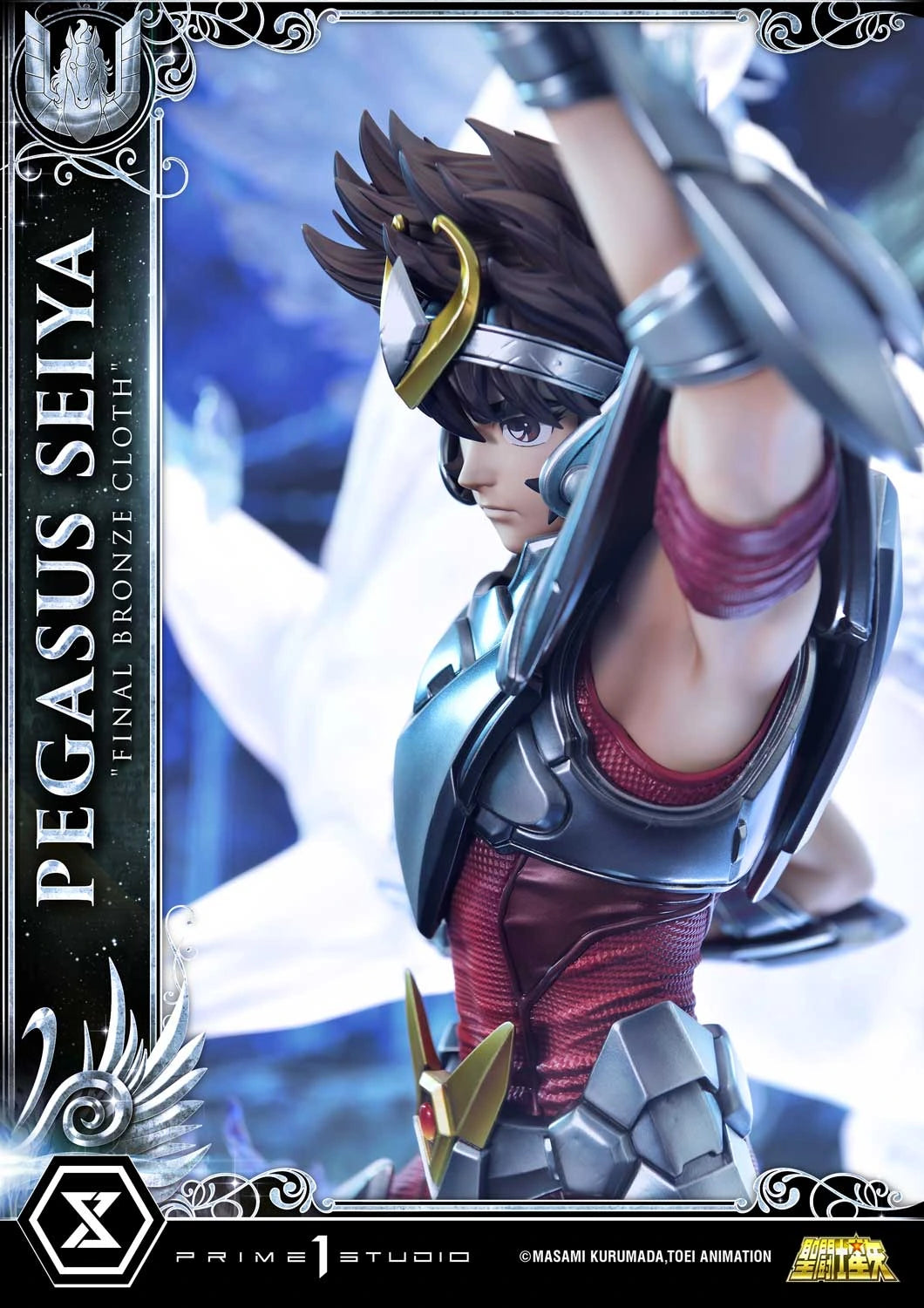 Preventa Resina Seiya de Pegaso Figura Caballeros del Zodiako Prime 1 (Licencia) Estudio