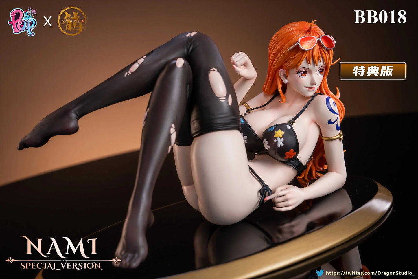 Preventa Resina Nami Figura One Piece Dragon X POP Estudio