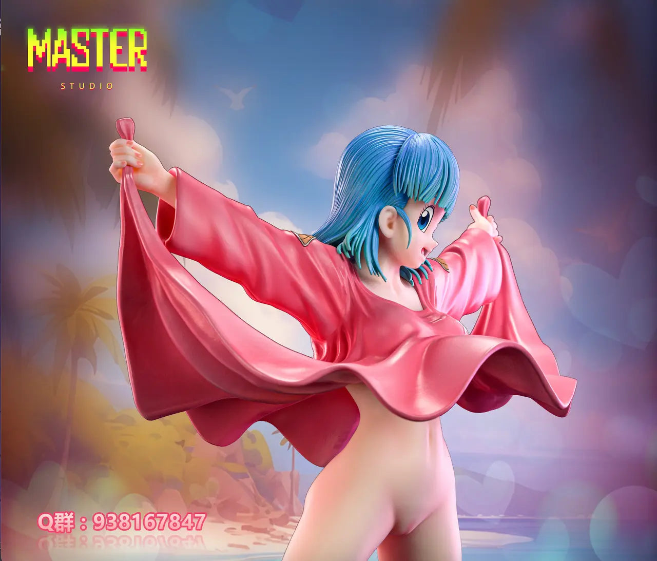 Preventa Resina Bulma Briefs Figura Dragon Ball Master Estudio