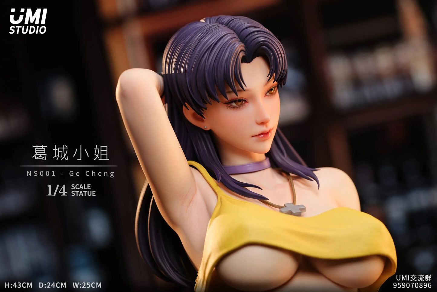 Preventa Resina Katsuragi Misato Figura Neon Genesis Evangelion UMI Estudio