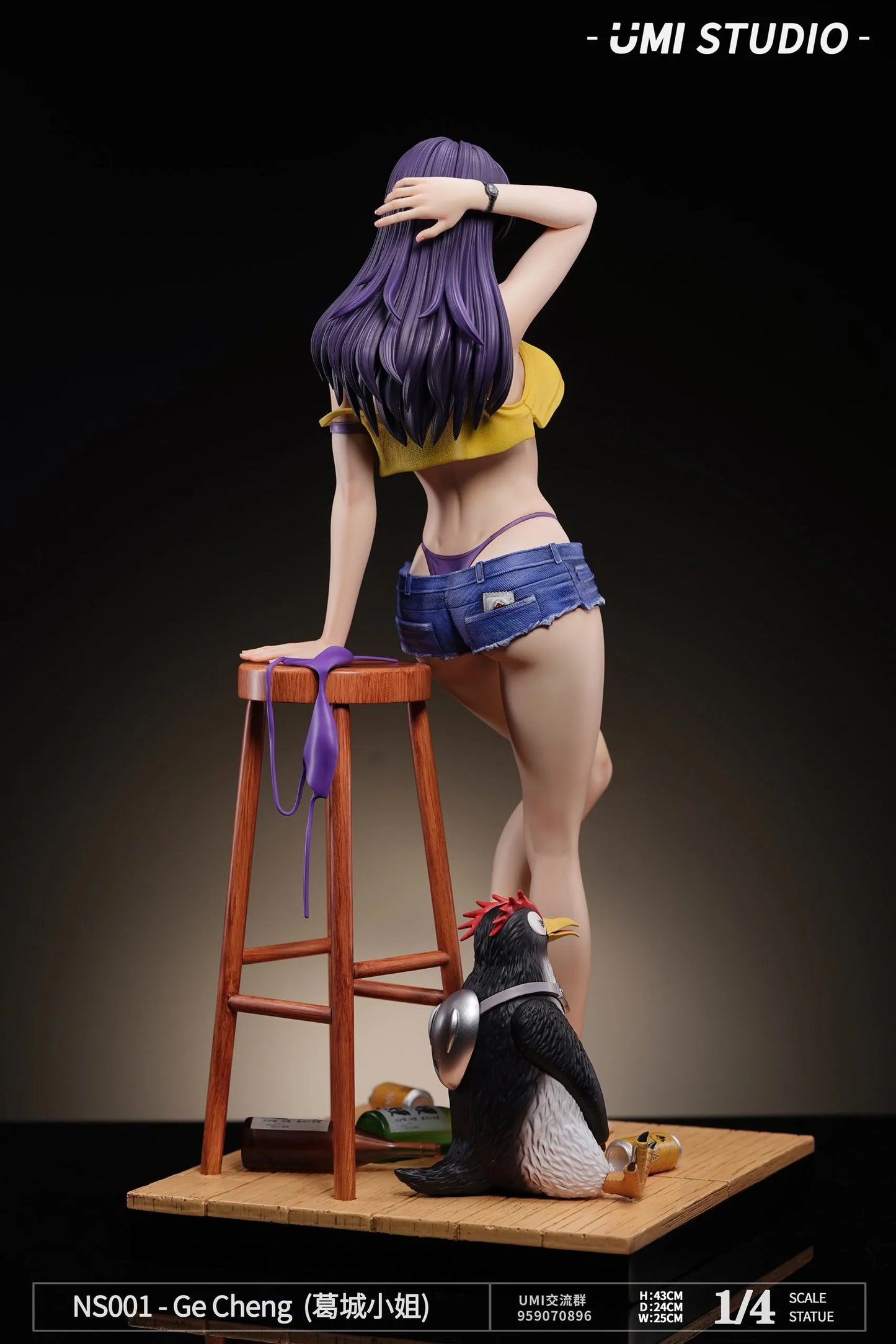 Preventa Resina Katsuragi Misato Figura Neon Genesis Evangelion UMI Estudio